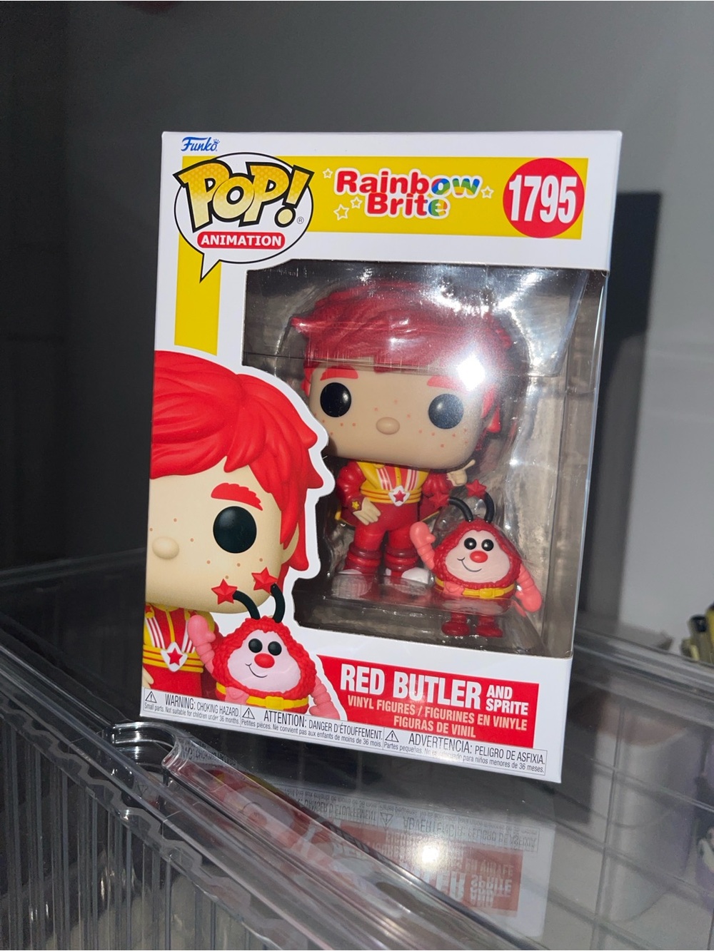 Funko Pop! Rainbow Brite Red Butler & Sprite Vinyl Figure - Red, Pink, Black